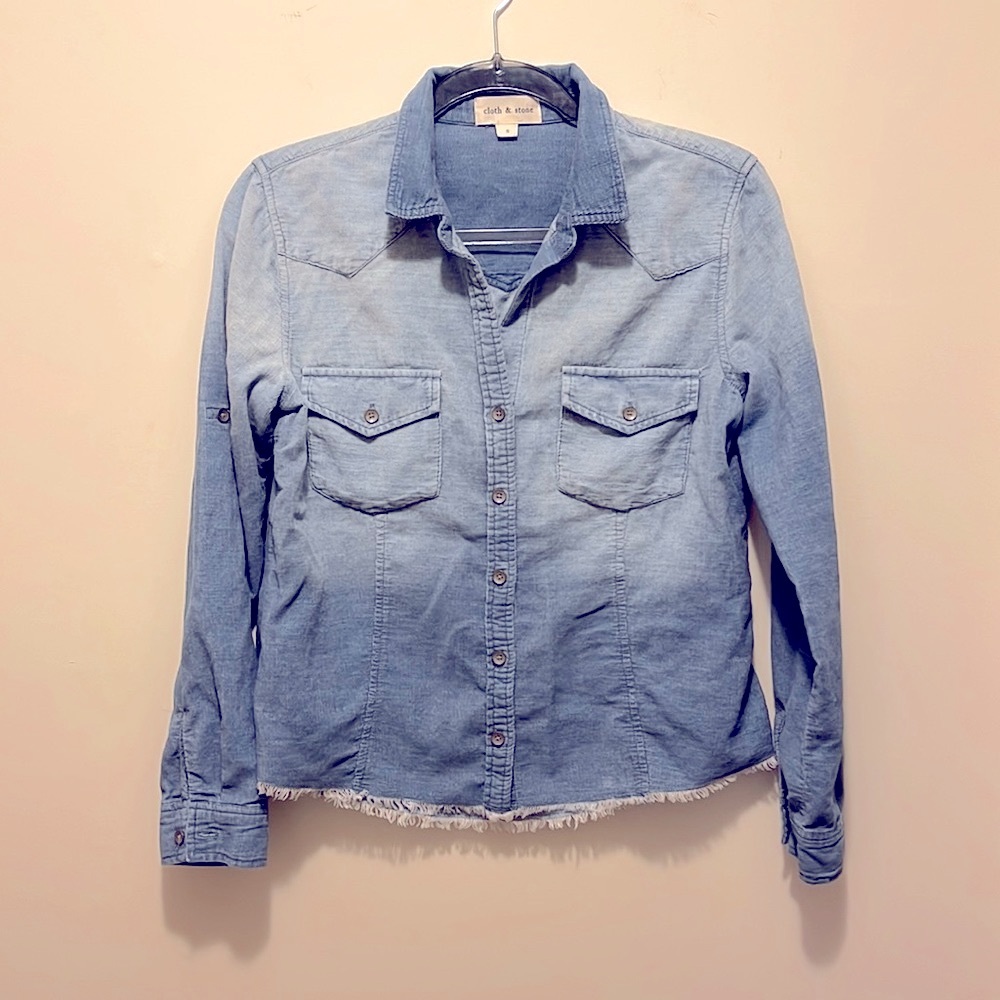 Cloth & Stone cotton shirt size S